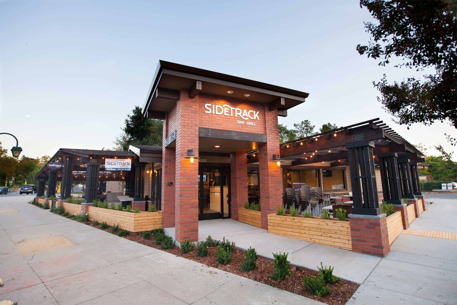 Sidetrack Bar + Grill exterior in Downtown Pleasanton